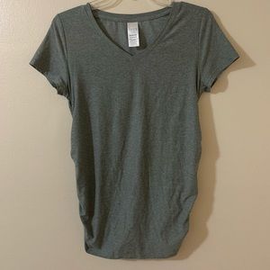 Gray maternity shirt